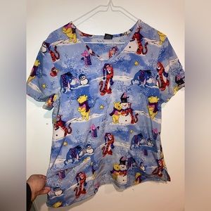 Festive Disney scrub top